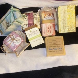 assortment of 10 specialty luxury bar soaps